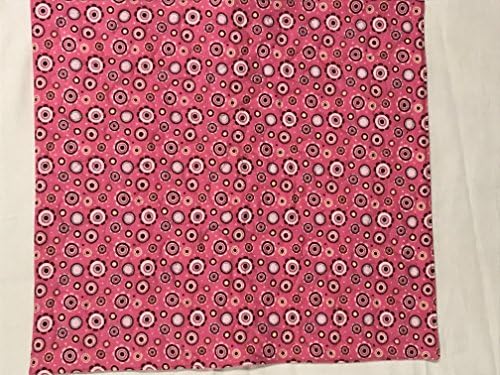Pink Flannel Quilt, American Girl Doll Quilt, doll blanket, 17" x 18" - 336