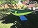 G4Free Double Camping Hammock - Portable High Strength Hammock - Lightweight Blend Color Nylon Fabric Parachute for Outdoor. Hammock Straps & Steel Carabiners Include(Dark Green/Bright Green)