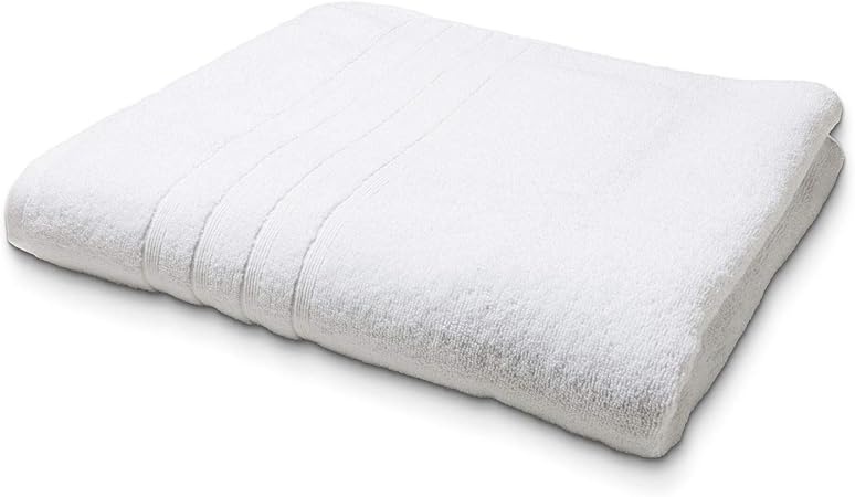 iDiffusion Maxi - Toalla de baño (algodón, 90 x 150 cm), Color Blanco: Amazon.es: Hogar