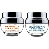 Clear Beauty Face Moisturizer Cream Value Set – Dermatologist Tested, Anti Aging, Korean Skin Care – Firms, Deep Hydration, Smooth & Rejuvenates Skin – Vegan, Clean Beauty, Cruelty Free – Pack of 2