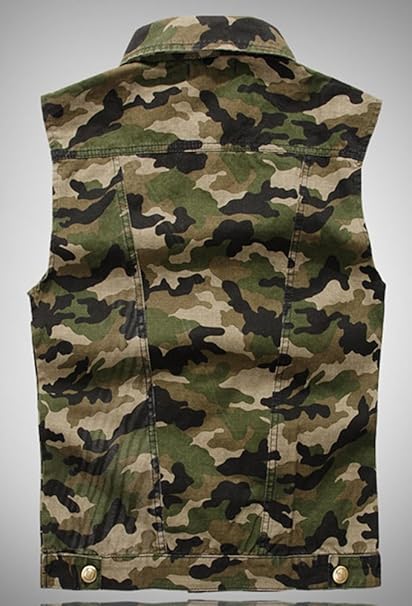 camo jean vest