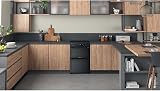 Hotpoint 60cm Double Oven Electric Cooker Black view 5