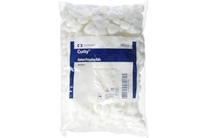 CURITY Cotton Balls, Kendall-Medium-4000/case-Prepping Balls#2600 by COVIDIEN