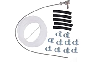 Gift2u Parking Heater Standpipe Heater Fuel Tank Sender Standpipe Fuel Hose Fuel Stand Pipe Connection Hose & Clips Fit for Webasto Eberspacher Parking Heater
