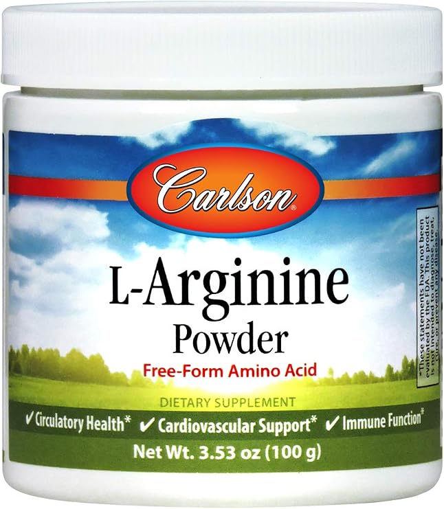 Carlson labs l-arginine Powder, 100g (088395067358)