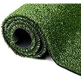 WarmShe Synthetic Artificial Grass Turf 0.4" Customized Sizes, Drainage Holes Pet Faux Grass Astroturf Rug Carpet 4FTX6FT Indoor Outdoor Rug Area Garden Decor