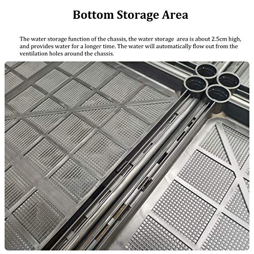 LLFF Hochbeet Pflanzbeet Gemüsepflanze Hochbeet, Garten Pflanzer Box für Blumen Gemüse, Outdoor Indoor Pflanzkasten… – Bild 6