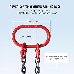 VEVOR Chain Sling, 5/16 inch x 6 ft Lifting Chains