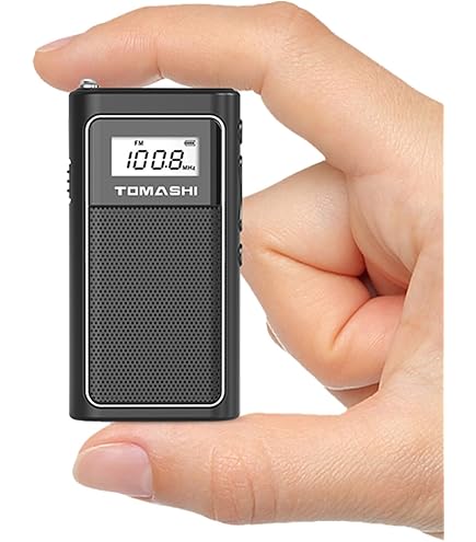 Sangean DT-180 AM/FM Pocket Radio – Ultra Compact Digital Tuning Radio With 15 Presets & Auto Shut-Off