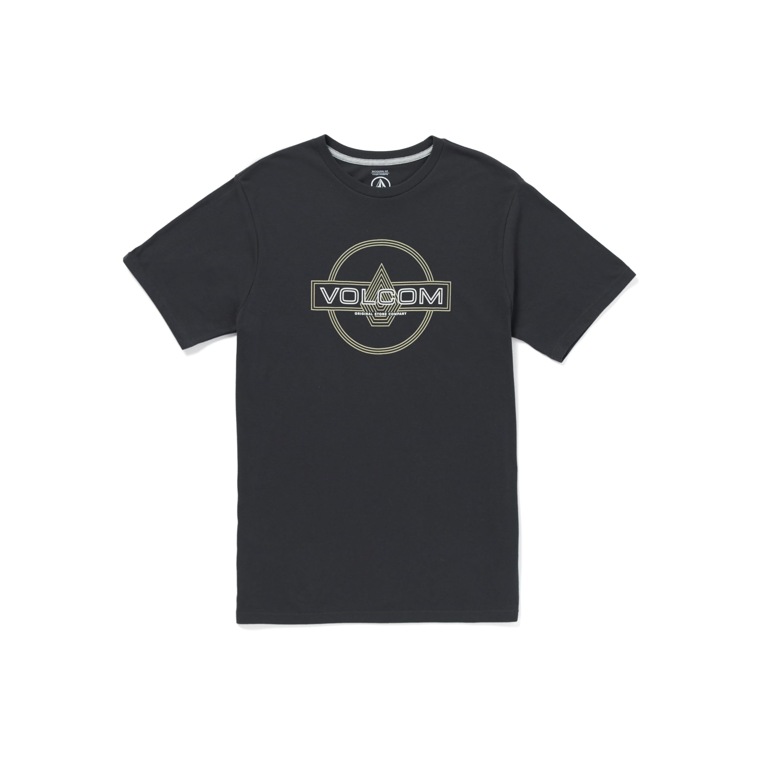 Volcom Men’s Line Service Short Sleeve Tee, Washed Black Heather, Medium