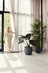 Elho Vibes Fold Round 40 Large Flower Pot 100% Recycled Plastic Ø39 x H36.2 cm view 7