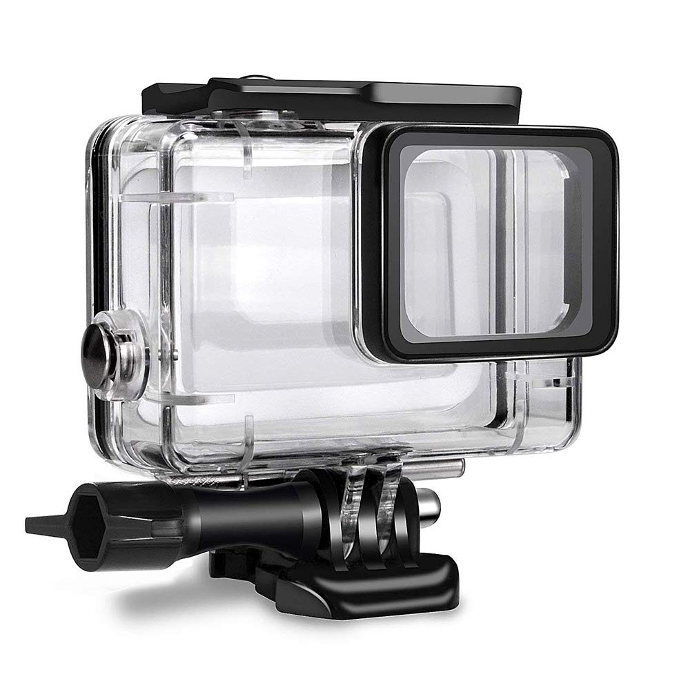 OKFUN 60M/196FT Waterproof Housing Case for Go Pro Hero 7/6/5/(2018) Black, Waterproof Case Diving Protective Housing Shell with Touchable Cover for Go Pro Action Camera Underwater Dive Shell