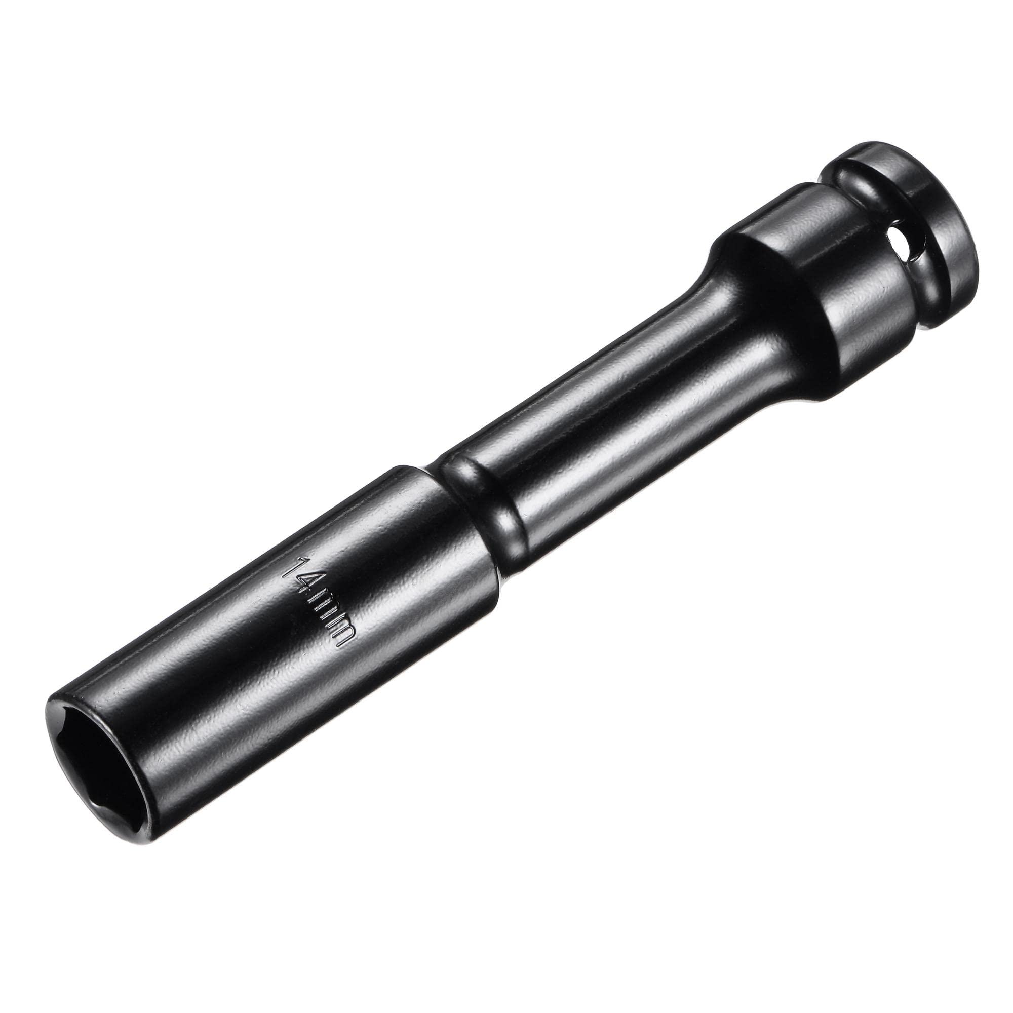 sourcing map 1/2" Drive by 14mm Thin Wall Impact 6 Point Socket, High Carbon Steel Metric Sizes (Only 6 Point Socket with Thin Wall Design)