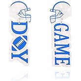 BOOZIQ Football Earrings for Women Football Mom Game Day Earrings Sport Drop Dangle Earring Football Helmet Earring Gift Football Jewelry for Women