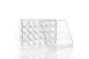 LICHEN COTTAGE 24 Well Plates - with Lid, Flat Bottom, Individual Pack (Pack of 12)