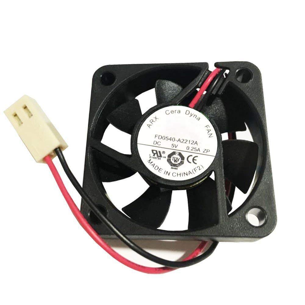 BAY Direct Enkeey FD0540-A2212A FD0540-A3212A 40 x 40 x 10(mm) Fan for CeraDyna 5V 0.25A 2Wire DVR Cooling Fan (Thermal Compound; Spatula; Warranty Card Included)