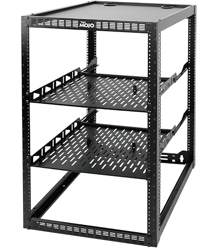Teetree rack (送料込&2〜3日以内を目安に発送) Amazon.com: TECMOJO 20U Open Frame Network Rack for IT & AV Gear