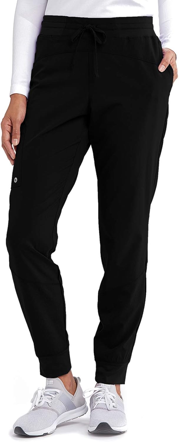 BARCO ONE 3-Pocket Boost Jogger Pant for Women– 4-Way Stretch Medical Scrub Pant: Clothing