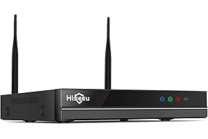 16CH 3MP/1080P/960P Network Video Recorder for Hiseeu Wireless Security Camera Systems, Without Hard Drive, Up to 6TB Internal Hard Drive, Work with Hiseeu 3MP/5MP Wireless Camera