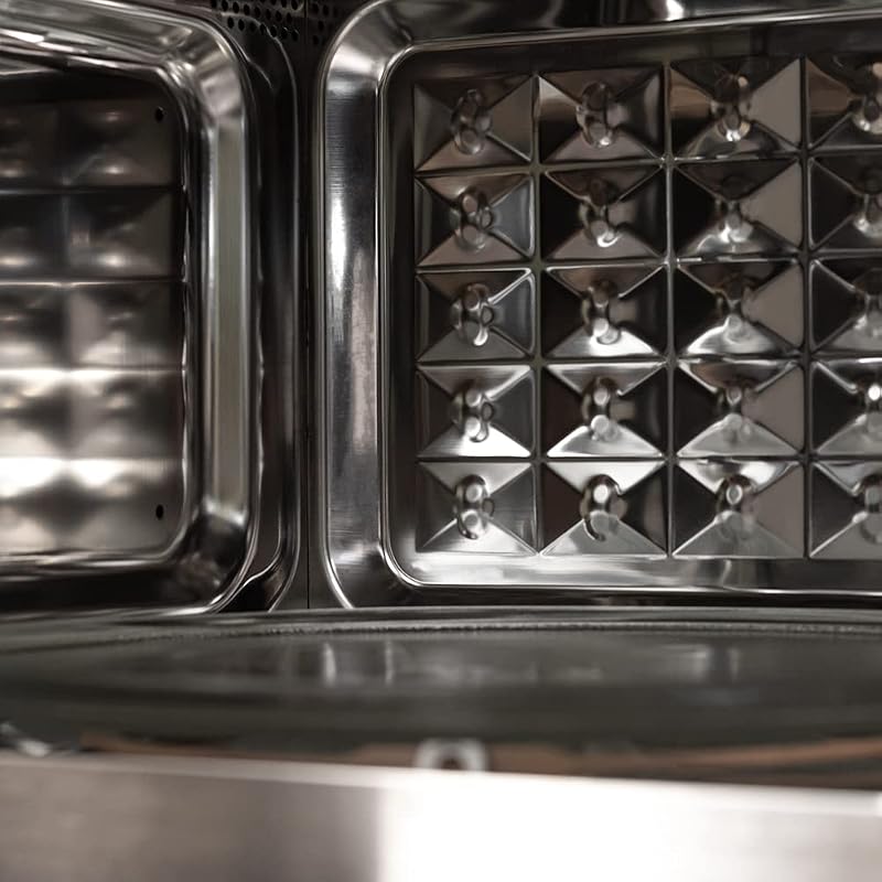 Microonde da Incasso Digitale GrandHeat 2500 Built-In Touch SteelBlack 900 W, da incasso, 25 L, 1000 Watt Grill, 8 funzioni preimpostate, timer, pannello di controllo tattile