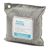 Esther Natural Air Purifying Bag, Natural Bamboo Charcoal Deodorizer, Naturally Removes Odor & Allergens. Fragrance free, chemical free, and non-toxic. 500g, Charcoal