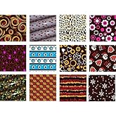 Crysdaralovebi 10Pcs Chocolate Transfer Paper Sheet DIY Chocolate Mold Chocolate Printed Transfer Sheet for Christmas Wedding Decor Home Baking (Mix-Random)