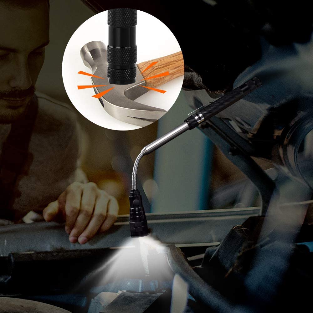 Gifts for Men Dad,Magnet Tool Telescoping Magnetic Pickup Light,22
