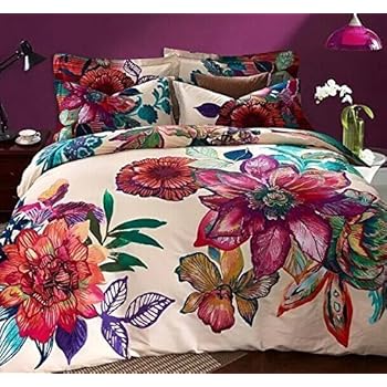 Amazon.com: LeLv Bohemia Exotic Bedding Set Bohemian Duvet