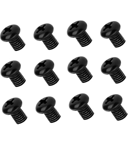 Black Stainless Steel License Plate Screws For Toyota 4Runner - Rear Mounting, Rust-Resistant