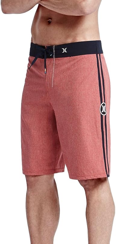 red hurley shorts