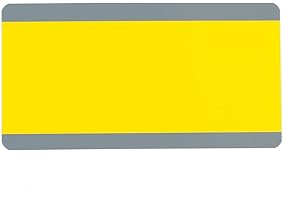 Ashley Productions ASH10820 Big Reading Guide Strip, 4" Wide, 8.5" Length, 0.05" Height, Yellow