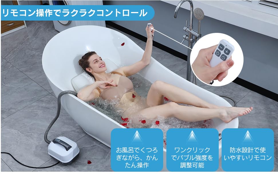 Falala ジェットバス 泡風呂 お風呂用気泡スパマット Mua Falala Jet Bath Bubble Spa Mat for Home Full Body Relaxation