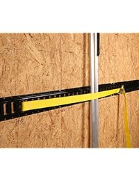 5' E Track   Barra de corbata, horizontal, color negro, 2   unidades, Negro