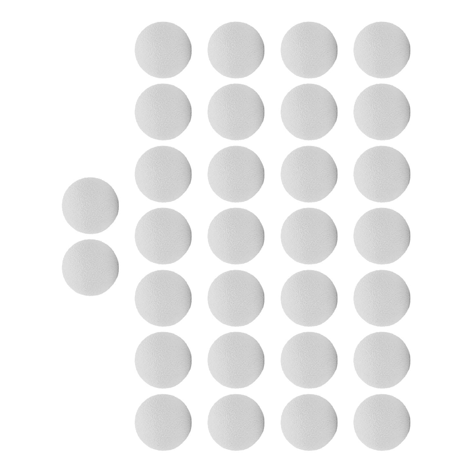 SPYMINNPOO Pack of 30 21.5mm EVA Foam Balls Soft Foam Practice Balls for Men Women Indoor and Outdoor Training(White)