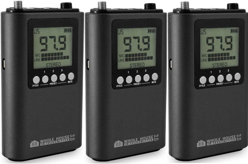 Whole House FM Transmitter 3.0 (Pack of 3)