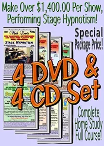How Entertainers Can Make Over $1,400.00 Per Show, Performing Stage Hypnotism! - Full Home Study Course, 8 Disc Set, By Mark Lewis