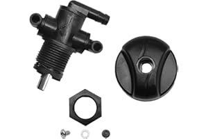 Dunviku Fuel Tank Valve Petcock 3 Way Fuel Shut-off Valve Switch Replacement 5432559 For Polaris Twin Magnum Trail Boss 325 330 500 7052161 Sportsman 335 400 500 600 700