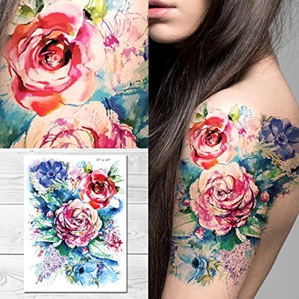 Top 90+ temporary watercolor tattoos