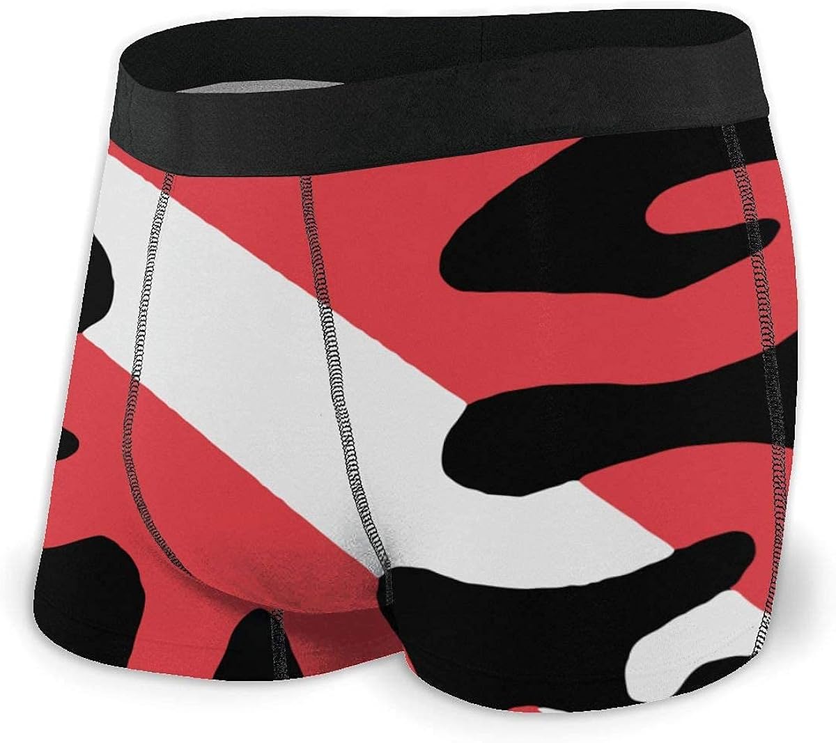 Liang Octopus Shaped Scuba Dive Flag Breathable Underpants Underwear Boxer Shorts for Mens and