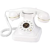 HSCY Audio Guest Book Wedding Phone, Audio Guest Book Record Customized Audio Messages Guest Book Alternatives Classic Retro Phone for Parties Birthdays Rentals Confessions Special Occasions