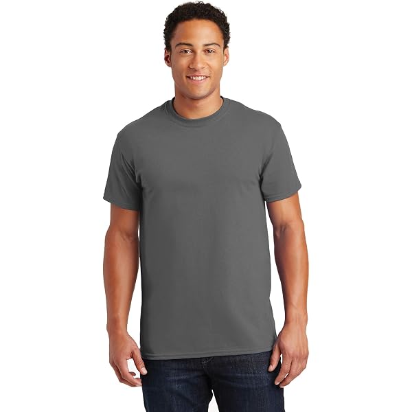 Hanes - Maglietta da uomo Lay-Flat senza etichette, girocollo