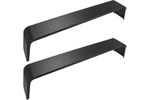 KOKEBREN Trailer Fenders, Set of 2 Heavy Duty Steel Tandem Axle Trailer Fenders, Double Axle Trailer Fenders Compatible with 13"-15" Wheels, Black
