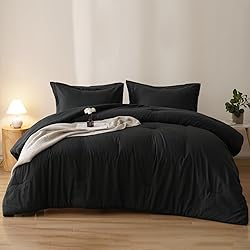 PHF King Comforter Set, 3 Pieces Soft Lightweight