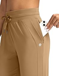 G Gradual Women's Joggers Pants with Zipper Pockets