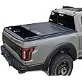 CICANPART Aluminum Retractable Roll-up Hard Tonneau Cover with Key for 2010-2023 F-150 F150 5.5ft Short Truck Bed incl.Raptor/Lightning 67"" Bed, CCTF150JLG