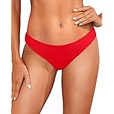 Tempt Me Women Low Rise Bikini Bottoms - Moderate Coverage Bathing Suit Bottoms Low Waisted Swimsuit Bottoms Brief 2025