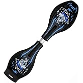 Magnitt Caster Board, Deluxe Junior Skateboard with Illuminating Wheels for More Excitement,Fun and Visibility, Twistboard for Kids 8+, Upgrade Color