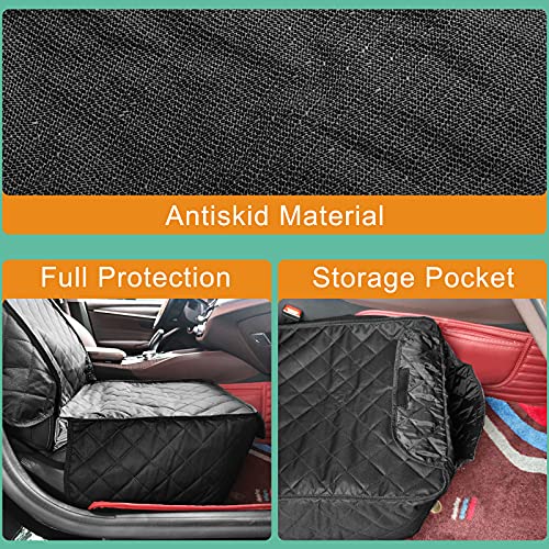 TNELTUEB Front Dog Seat Cover for Car，Universal Waterproof Dog Car Seat