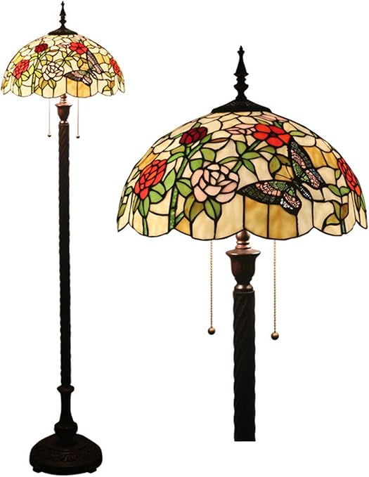 tiffany uplighter floor lamp