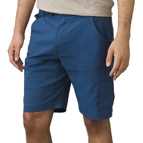 prAna Men's Stretch Zion Short, Equinox Blue, 33W 10L in Oman - Main Image